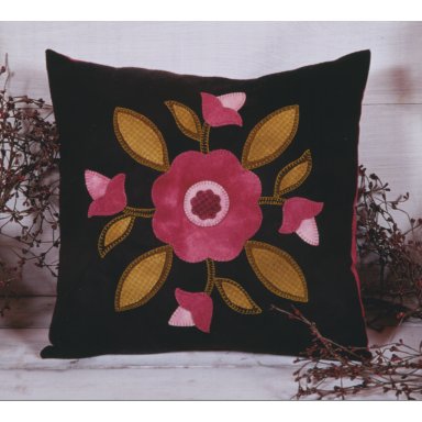 Old Fashion Rose and Tulip Pillow