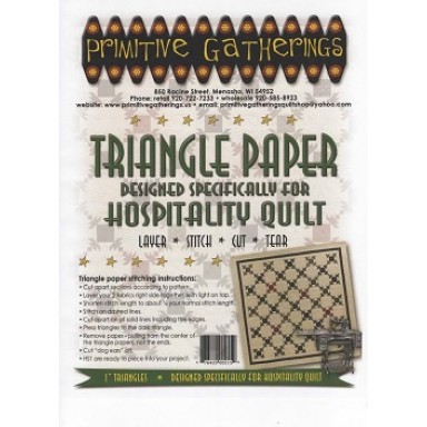 Triangle Paper -Hospitality Quilt