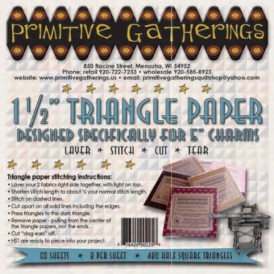1 1/2" Triangle Paper for Charms