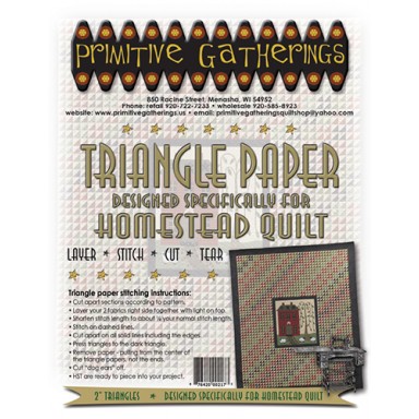 Triangle Paper -Homestead Quilt